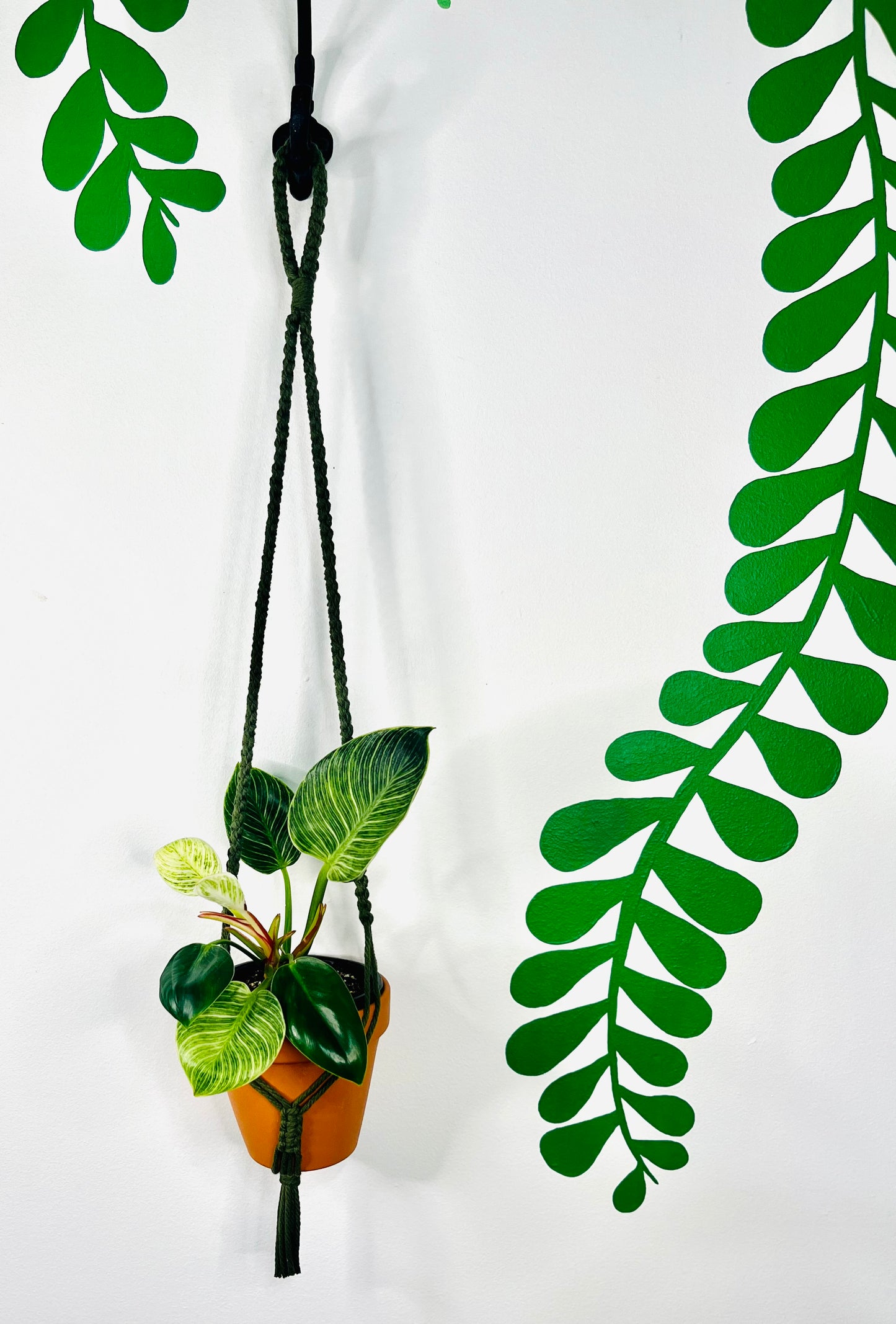 Macramé deux tiges