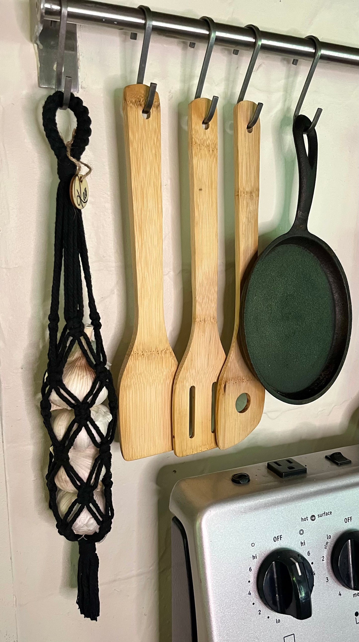 Filet à ail en macramé