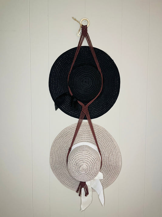 Support à chapeaux double