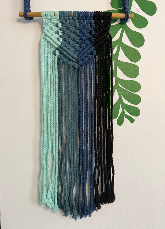 Macrame couleur froide